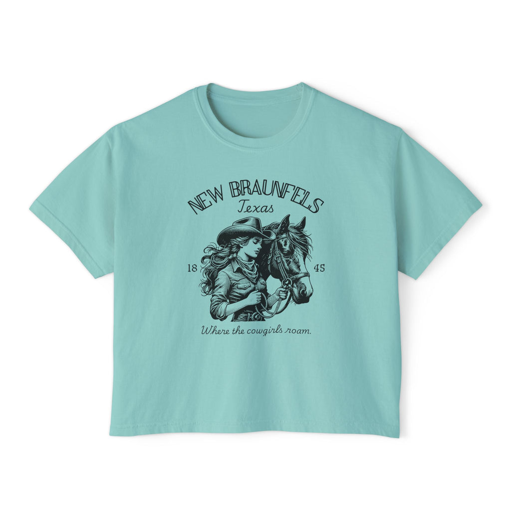 Where the Cowgirls Roam – New Braunfels Vintage Boxy Tee